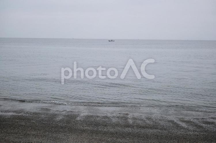 伊勢二見浦の砂浜と太平洋 風景,海,海辺の写真素材