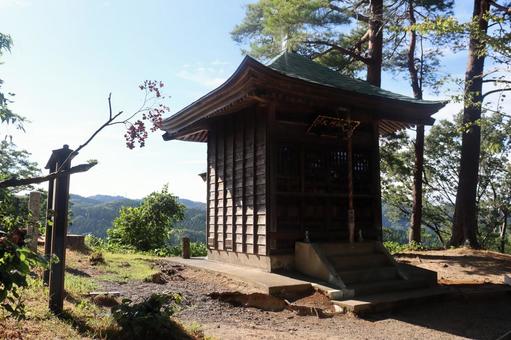 春日山城址にある毘沙門堂、謙信ゆかりの地 春日山城址にある毘沙門堂、謙信ゆかりの地の写真