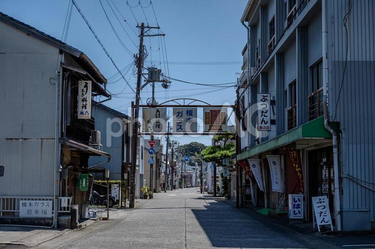 新宮市周辺の景色 住宅,家,建物の写真素材