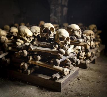 カタコンベ  AI生成画像 の写真