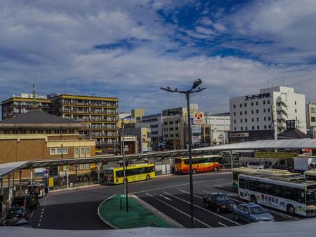 【奈良県】奈良市・JR奈良駅東口 jr奈良駅東口,jr奈良駅,奈良駅の写真素材