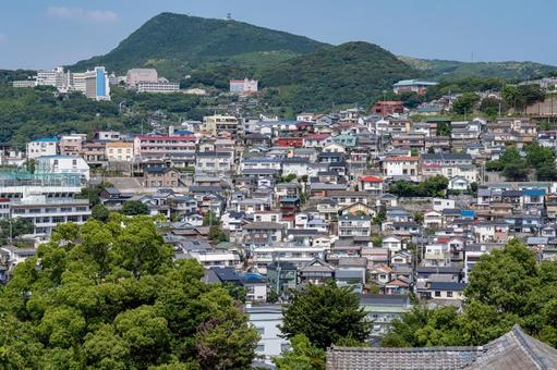 ［長崎県長崎市］グラバー園からの眺め 長崎,長崎市,南山手の写真素材