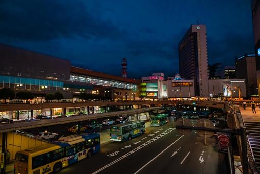 【宮城】仙台駅周辺の街並み 仙台駅,仙台,宮城の写真素材