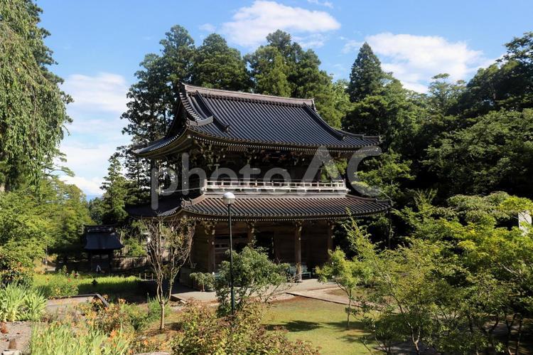 上越市、春日山林泉寺・惣門、謙信公ゆかり 惣門,春日山,林泉寺の写真素材