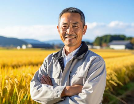 秋・私の水田が収穫時期です 秋・私の水田が収穫時期ですの写真
