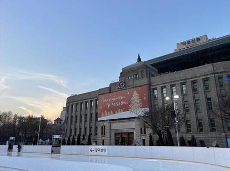 ソウル市庁舎 ソウル市庁舎 ソウル,韓国,市庁の写真素材
