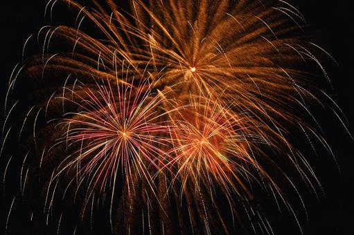 花火大会の1枚 花火大会の1枚 花火,夏,夏祭りの写真素材