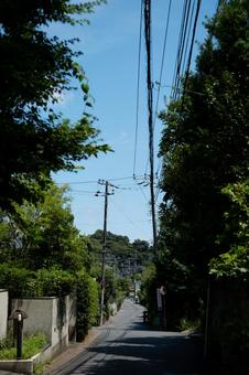 ［神奈川県鎌倉市］扇ガ谷｜住宅街 鎌倉,扇ガ谷,住宅街の写真素材