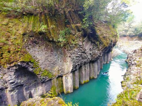 写真素材：宮崎県 高千穂峡4 真名井の滝,高千穂峡,宮崎県の写真素材