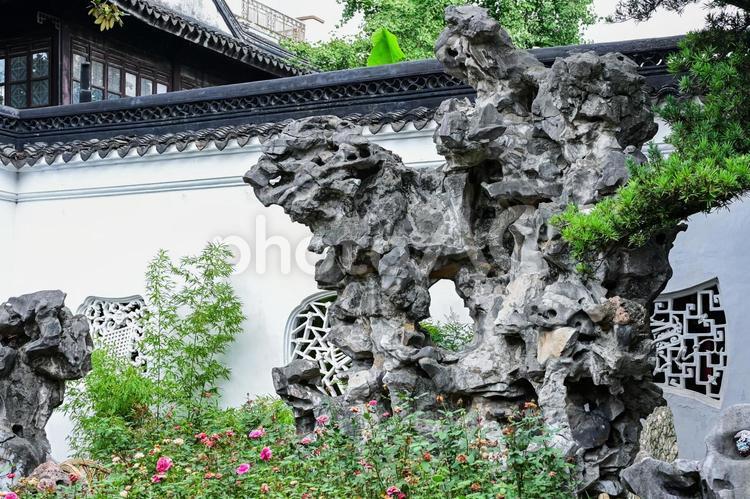 蘇州・獅子林 蘇州,獅子林,世界遺産の写真素材