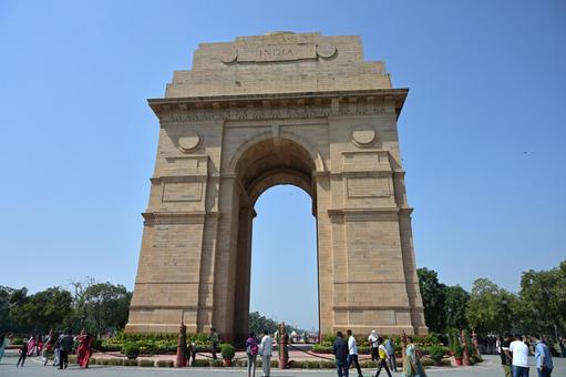 インド門 デリー インド門 デリー インド,外国,門の写真素材