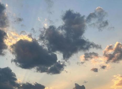 夕暮れの空 夕暮れの空の写真