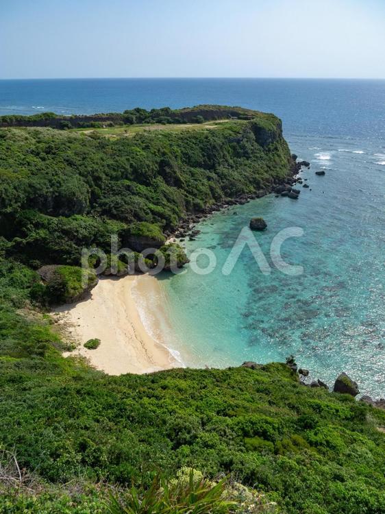 宮城島の風景 沖縄,沖縄県,宮城島の写真素材