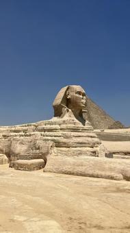 スフィンクス スフィンクス,エジプト,砂漠の写真素材