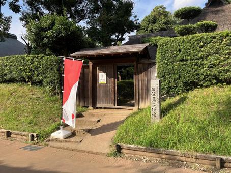 佐倉の武家屋敷の門 武家,屋敷,門の写真素材