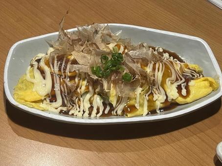 とんぺい焼き とんぺい焼き とんぺい焼き,卵,料理の写真素材