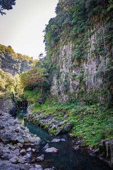 宮崎県　高千穂峡の風景 高千穂峡,宮崎,九州の写真素材