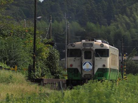 小湊鐵道 キハ40形 上総川間駅 小湊鐵道 キハ40形 上総川間駅 小湊鐵道,小湊鉄道,小湊の写真素材