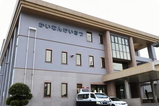 海南警察　警察署建物外観　和歌山県海南市 海南警察,警察署,外観の写真素材