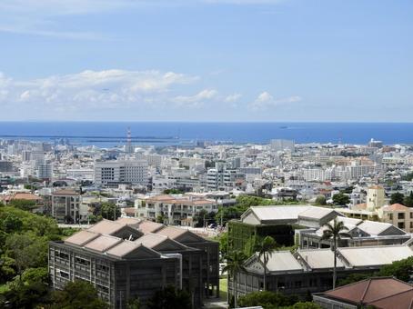 首里城公園から望む那覇新都心と那覇港3 首里城公園から望む那覇新都心と那覇港3 那覇市,那覇新都心,那覇港の写真素材