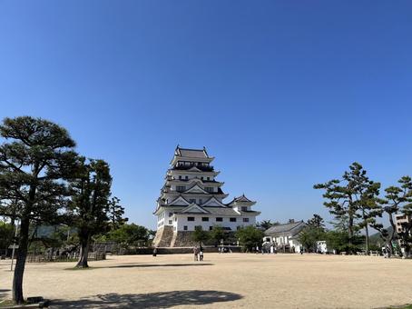 福山城 福山城,日本100名城,城郭の写真素材