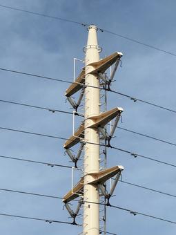 送電線の写真