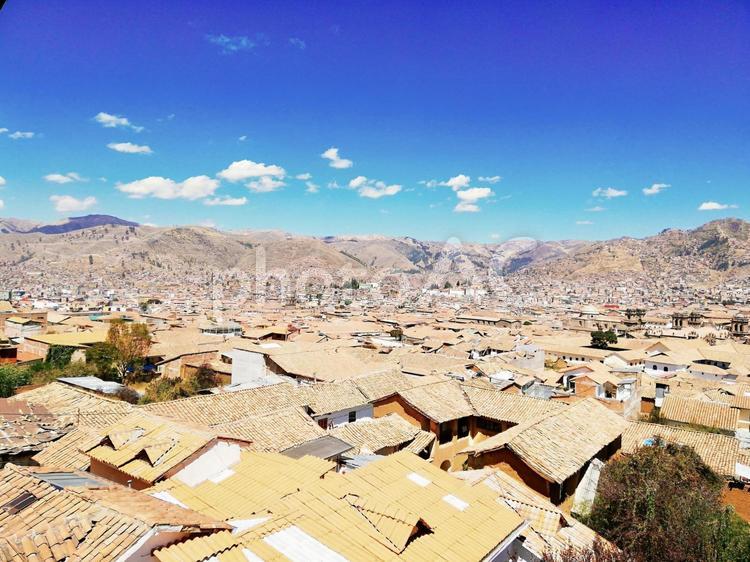 ペルー、クスコの街並み 海外,風景,旅の写真素材