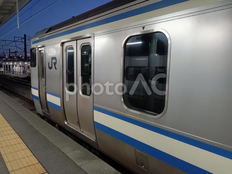 Ｅ２１７系の先頭部分 e２１７系,鉄道,電車の写真素材