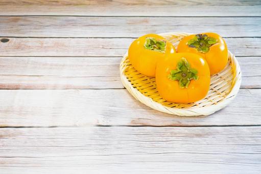 【秋の味覚】柿 柿,かき,秋の味覚の写真素材