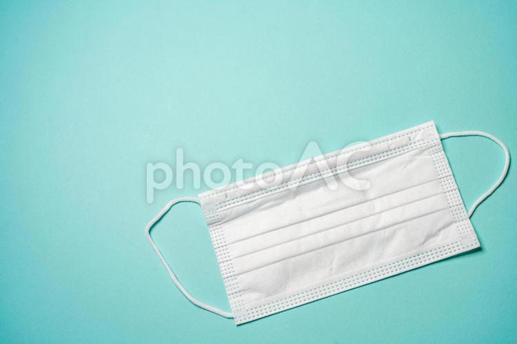風邪予防の使い捨てマスク マスク,使い捨て,風邪の写真素材