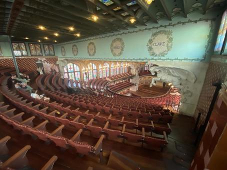 カタルーニャ音楽堂 スペイン,カタルーニャ,音楽堂の写真素材