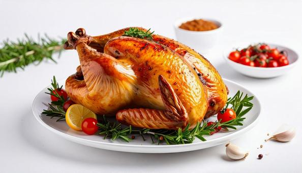 ローストチキン　まるごと　クリスマスの写真