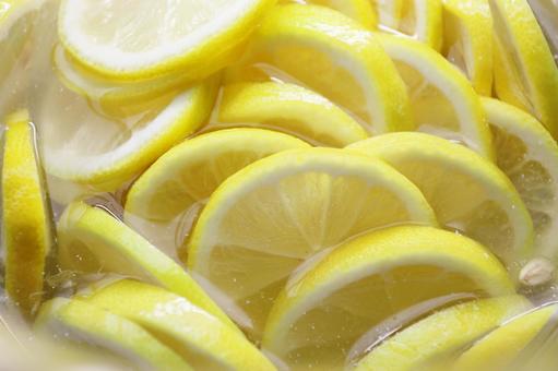 Honey Lemon Pickled Round Sliced Citrus Honey Lemon Fruit Pickled Drink Texture Honey Lemon Pickled Round Sliced Citrus Honey Lemon Fruit Pickled Drink Texture