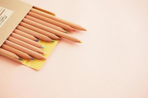 色えんぴつ 色えんぴつ,12色,描くの写真素材
