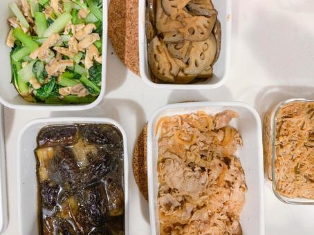 作り置きおかず 作り置きおかず おかず,お弁当,つくりおきの写真素材