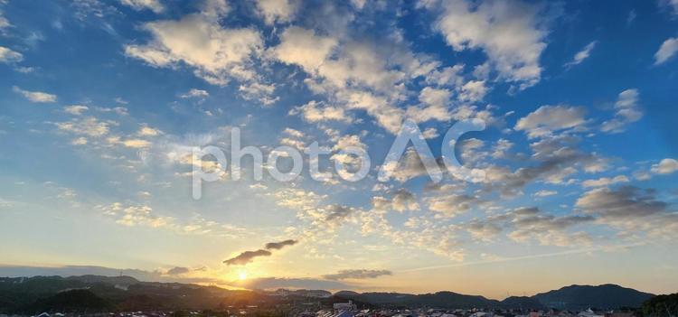朝日 朝日,朝焼け,朝の写真素材