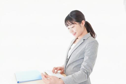 ライフスタイル 真剣,個人事業主,正社員の写真素材