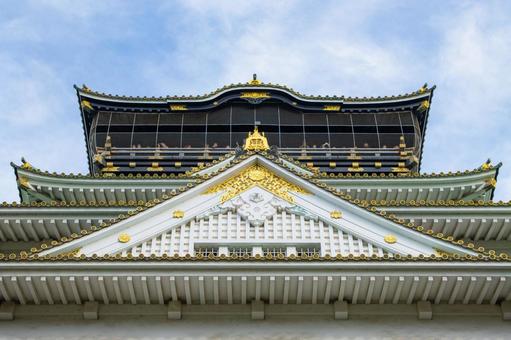 大阪城 大阪城,天守閣,大阪府の写真素材