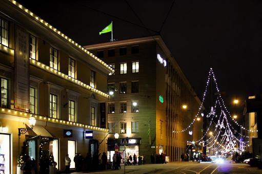 ヘルシンキのイルミネーション 1 イルミネーション,ライトアップ,クリスマスの写真素材