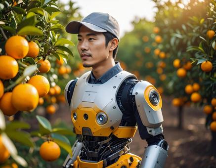 農業用アンドロイド・ミカン農園ガ豊作デスの写真