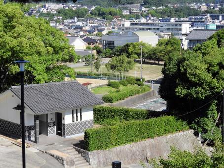 福山城の風景 福山城の風景 福山城,広島県,fukuyamaの写真素材