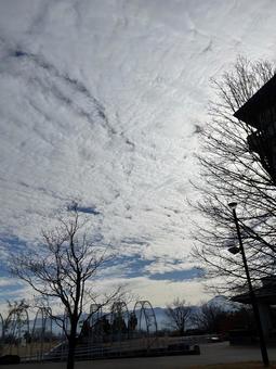 冬の空 冬の空の写真