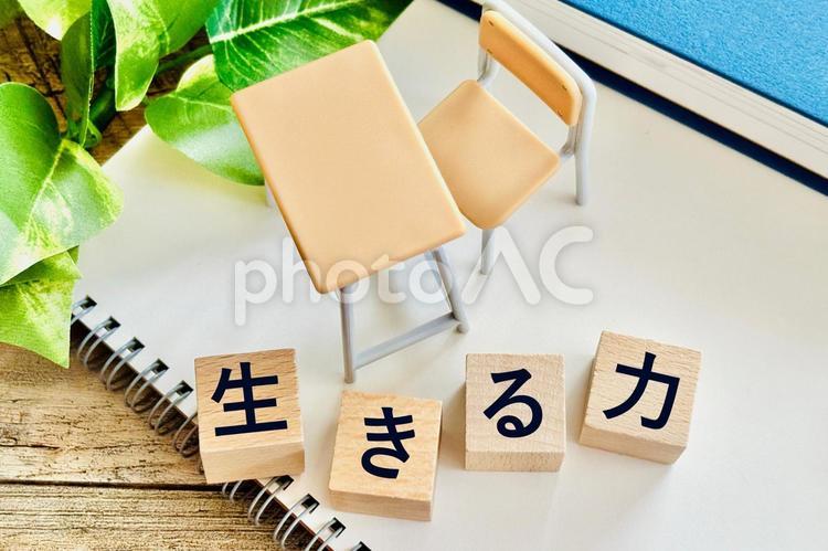 子供の生きる力を育てる 生きる力,思考力,判断力の写真素材