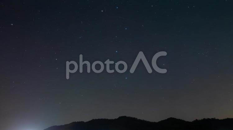 北斗の導き星 北斗七星,夜空,星座の写真素材