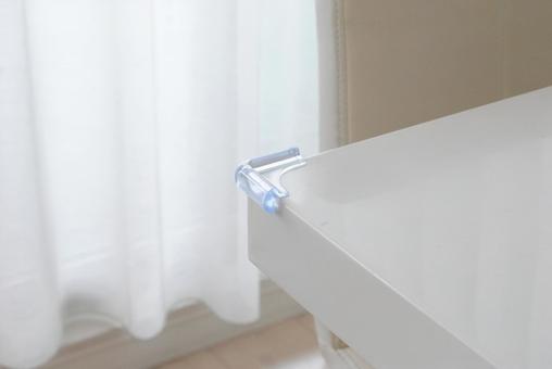 コーナーガード コーナーガード,机ガード,コーナークッションの写真素材