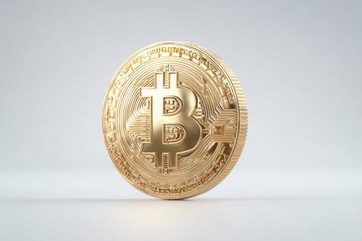 未来の経済を象徴する仮想通貨のコイン 未来の経済を象徴する仮想通貨のコインの写真