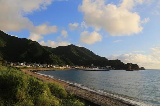 A beautiful sunset in Nishiizu, JPG