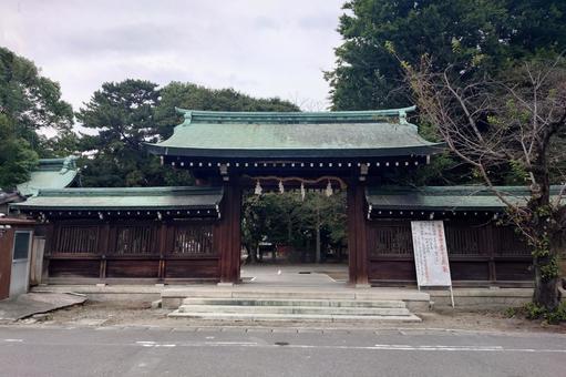 愛知県-真清田神社-東門 愛知県-真清田神社-東門 真清田神社,神社,尾張国の写真素材