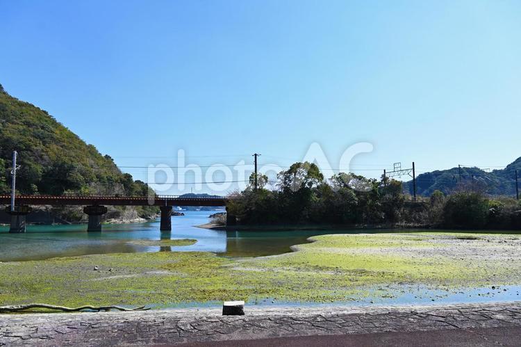 湯川川河川公園　那智勝浦町二河　公園 湯川川河川公園,那智勝浦町二河,夏山温泉の写真素材