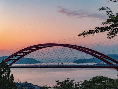 音戸 音戸 音戸,音戸大橋,橋の写真素材
